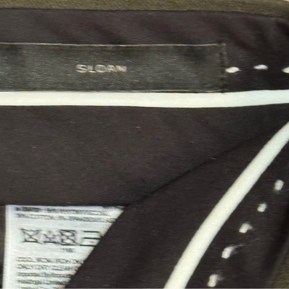 Banana Republic Sloan Side Stripe Skinny Fit Ankle Pants Olive Green Size 0 - Picture 7 of 8